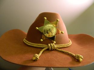 Carl Grimes chapeau la marche morts shérif Rick Costume Cosplay accessoires Childs taille garçon fille fait à la main