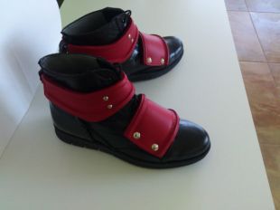 Deadpool chaussures/gris ou rouge / Deadpool bottes / bottes de deux variantes de Deadpool formel et sportage