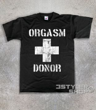 t shirt uomo ORGASM DONOR come quella indossata da STIFLER in AMERICAN PIE | eBay