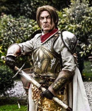 Version blanc manteau Jaime Lannister cosplay armor Game of Thrones