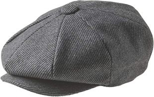 Men's La­dies Flat Cap Her­ring­bone