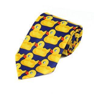 Vente chaude 2016 Haute Qualité Barney de Comment J'ai Rencontré Votre mère Ducky Cravate Jaune Canard En Caoutchouc Cravate Cravates Livraison Gratuite S2404