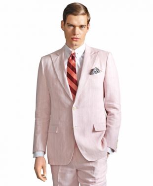 The Great Gatsby Collection Pink Stripe Linen Jacket