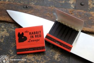 Rabbit In Red Lounge Match Book - Halloween Movie Screen Accurate Prop Replica Michael Myers