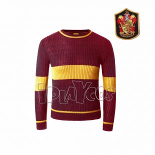 Harry Potter Quidditch de Gryffindor suéter de Lana de Cordero Original de la película 