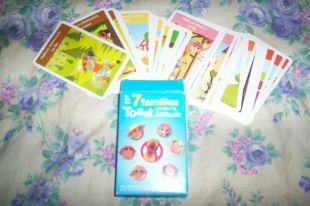Jeu de cartes 7 familles publicitaire