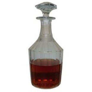 Carafe à vin / cognac / whisky en cristal de Baccarat, époque Napoléon III