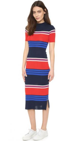 SJYP Stripe Knit Dress