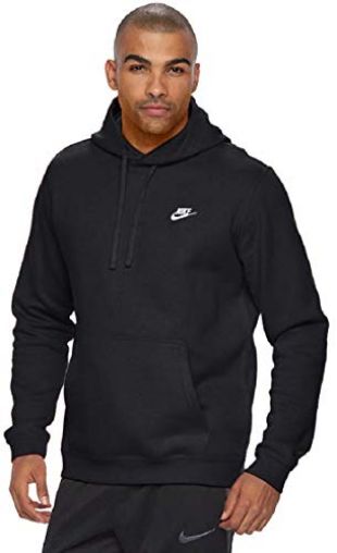 Nike Sportswear Hoodie PO BB Sweat à Capuche Homme, Black/Black/White, FR (Taille Fabricant : XL)
