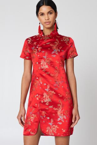 nakd - Cheongsam Mini Dress nakd - Cheongsam Mini Dress