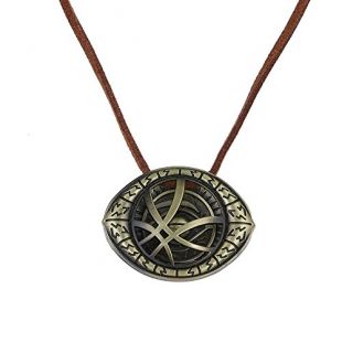 lureme Doctor Strange Necklace Eye of Agamotto Costume Prop Infitinity Stone Pendant (nl005453)