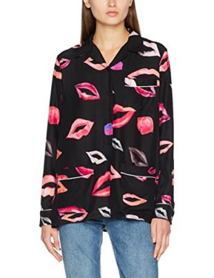 PAUL & JOE - Chemise - Taille Normale - Manches Longues Femme - Noir - Medium