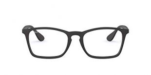 Ray-Ban 0RX 7045 5364 53 Lunettes de soleil, Noir (Rubber Black), Homme