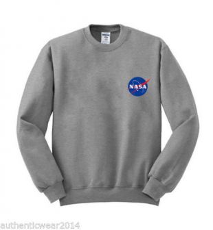 Unisex New NASA Space Astronaut Geek Nerd Logo Jumper Mens Women Sweatshirt