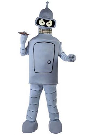 Adult Bender Costume Standard Gray