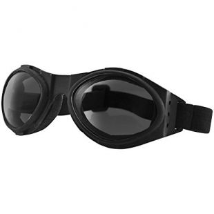 Bugeye Bobster Motorcycle Riding Goggles Smoked Lenses