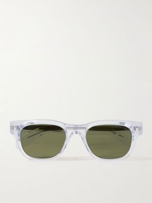 9772 Square-Frame Acetate Sunglasses