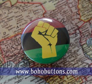 Pan badge drapeau africain, Magnet, Badge, bouton drapeau en Afrique, vie noir matière Pin voyageur BLM soulevé poing porte clé noir fierté