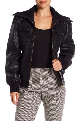 Trina Turk | La Cienega Leather Jacket | Nordstrom Rack
