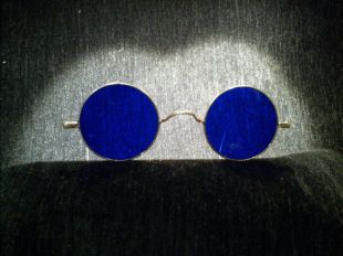 U.S. Made Cobalt Blue Victorian Sunglasses