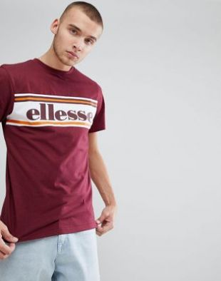 The t-shirt Ellesse bordeaux carried by 