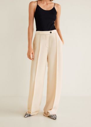 Pantalon coutures contrastantes
