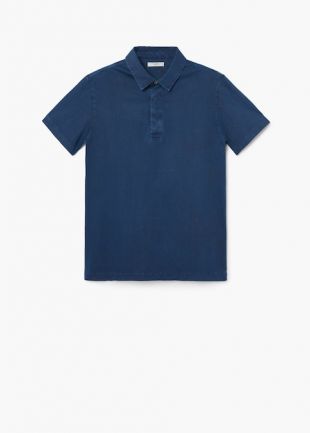 Polo coton denim