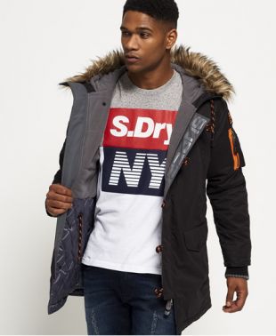 Superdry   Parka en microfibre   Vestes pour Homme