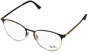 Ray-Ban 0RX 6375 2890 51 Lunettes de soleil, Or (Gold Top in Black), Mixte Adulte