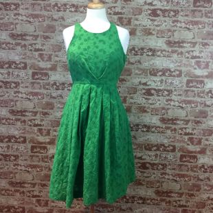 saloni green bow dress Saloni Camille Velvet Long Dress