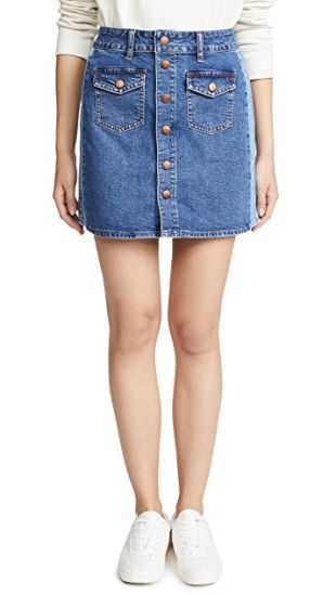 Madewell - Madewell Beverly Pieced Jean Skirt | SHOPBOP
