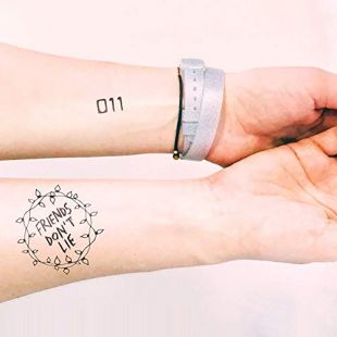 Friends don't lie - 011 - Tatouage temporaire (Lot de 2 tatouages)