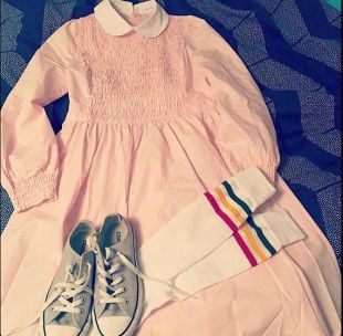 Eleven Dress Stranger Things Eleven Dress Stranger Things Cosplay Costume