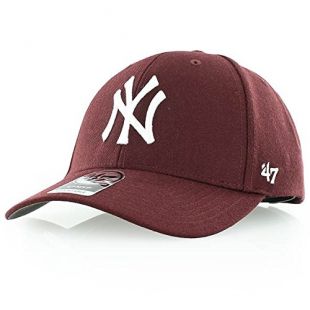 47 Brand New York Yankees MVP Cap - Dark Maroon