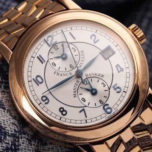 Franck Muller Master Banker 18k Rose Gold 39mm Men's Watch 7000MB
