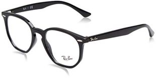 Ray-Ban 0RX7151 Lunettes de soleil, Noir (Black), 52 Mixte Adulte