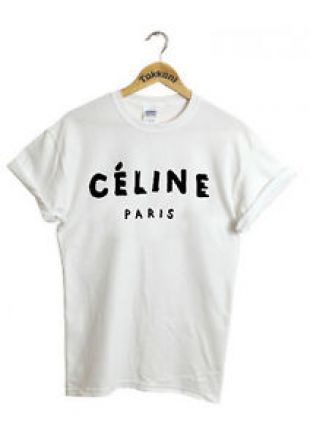 Paris t shirt CÉLINE Blanc