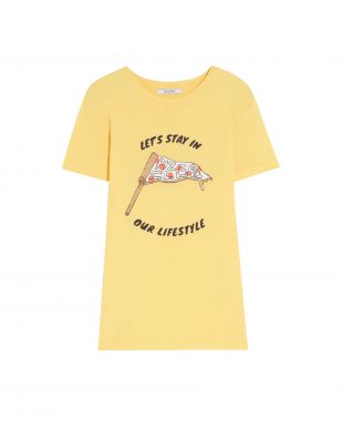 Pull & Bear - basic t-shirt Pizza