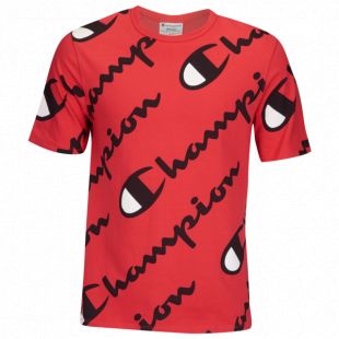 6ix9ine's Heritage Script red t-shirt as on his Instagram Spotern