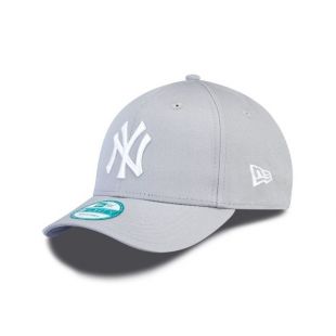 Casquette New Era 940 Mlb Yankees Gris Homme