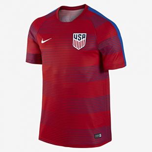 Nike United States Flash Training Soccer Jersey (Small) Black
