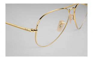 Ray Ban dorées Aviator OPTICS - rx6489