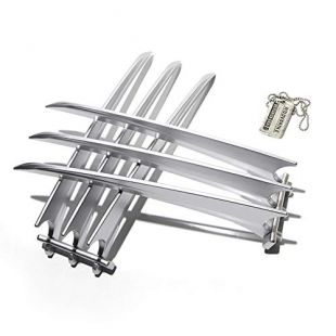 DMAR 2pcs 25cm*8cm Griffe Wolverine + Étiquette de Chien Wolverine, ABS 1:1 Accessoires de cinéma Jouet Cadeau Cosplay Deguisement