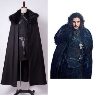 GoT Game of Thrones Jon Snow Night's Watch Outfit Cosplay Costume ...