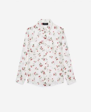 Chemise écru Cerises The Kooples
