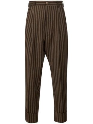 Vivienne Westwood Man Pantalon Fuselé Rayé
