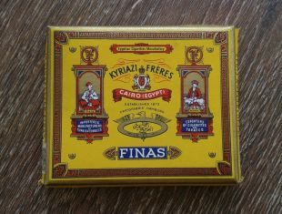 An Old Empty FINAS KYRIAZI FRERES 10 cigarette Box 1960's | eBay