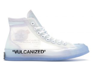 spin eksperimentel cyklus Sneakers transparent Converse Chuck Taylor All Star Hi Off White of the  youtubeur Brad Hall on his instagram | Spotern