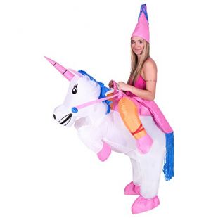 Costume de déguisement Licorne chevauche moi gonflable pour adultes