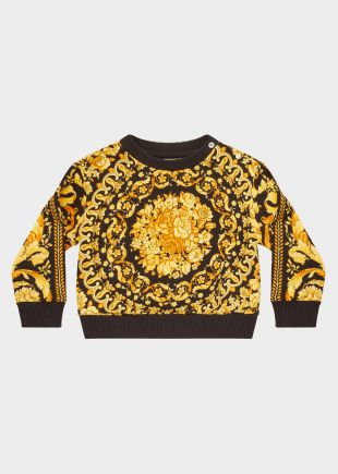 Young Versace Sweat à imprimé Barocco pour Garçon | Boutique en Ligne France